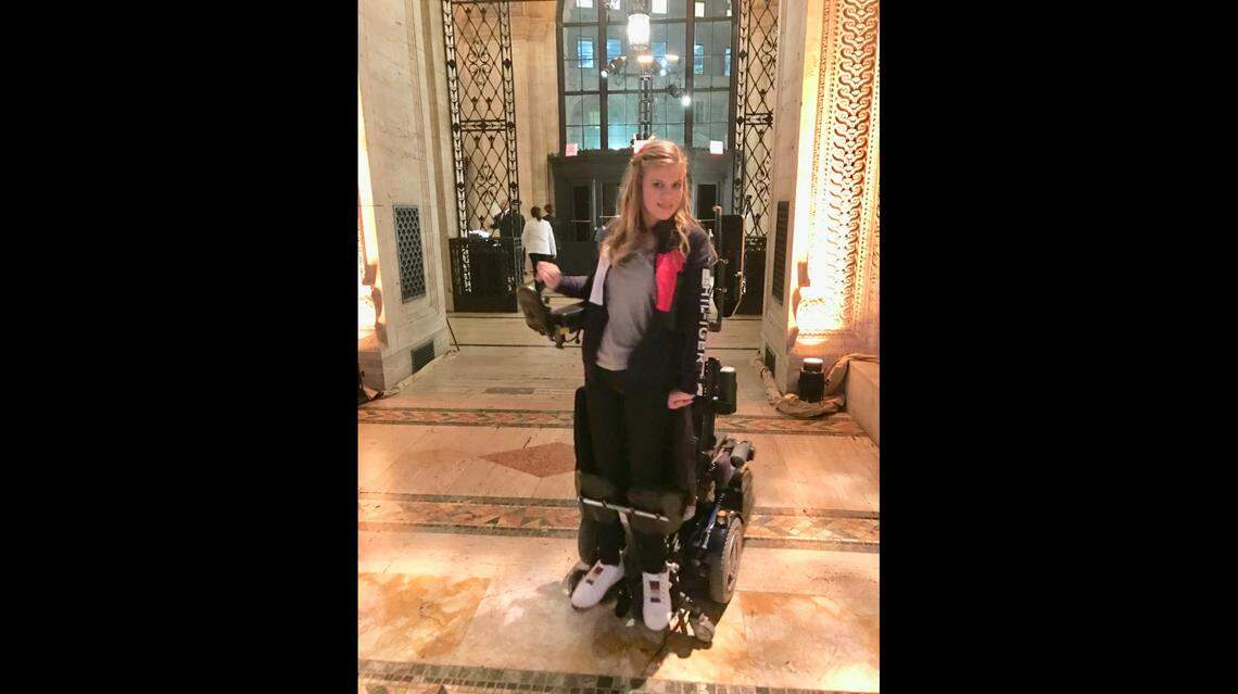 Delaina Parrish, born without the ability to speak or walk, is today able to communicate because of a machine that translates her eye movements into words. She recently graduated from the University of Florida. The machine came from the manufacturer, not from the Florida Birth-related Neurological Injury Compensation Association, or NICA. Notwithstanding her success, she and her parents say the program does too little to help others like her.