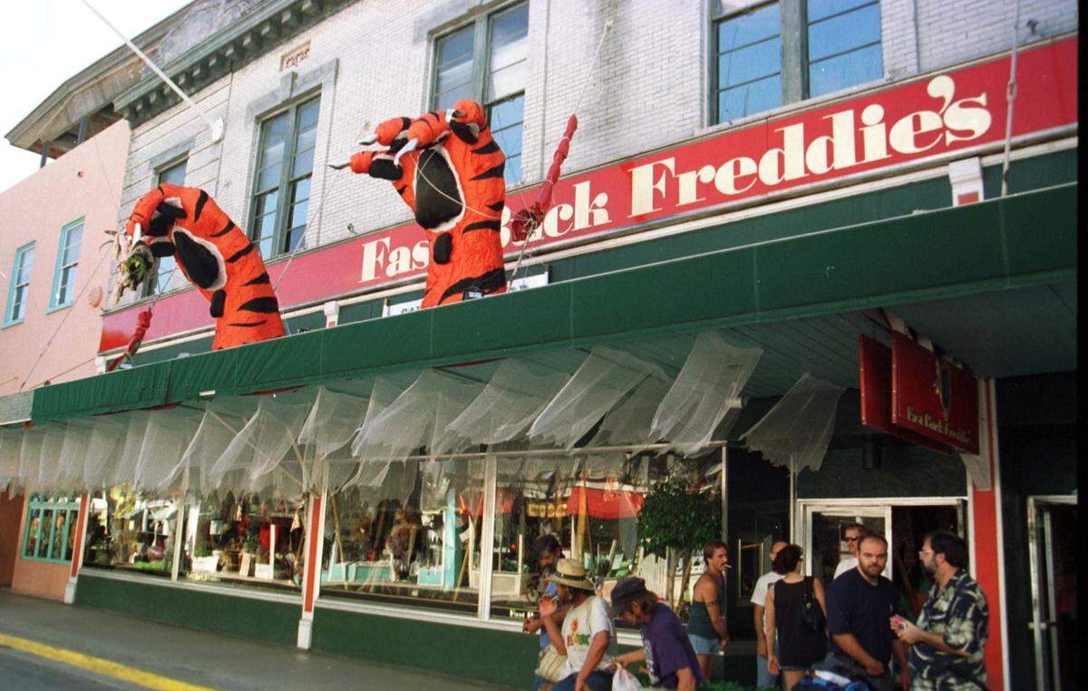 In 1996, the former Fast Buck Fredie’s department store in the old Kress building on Duval Street.