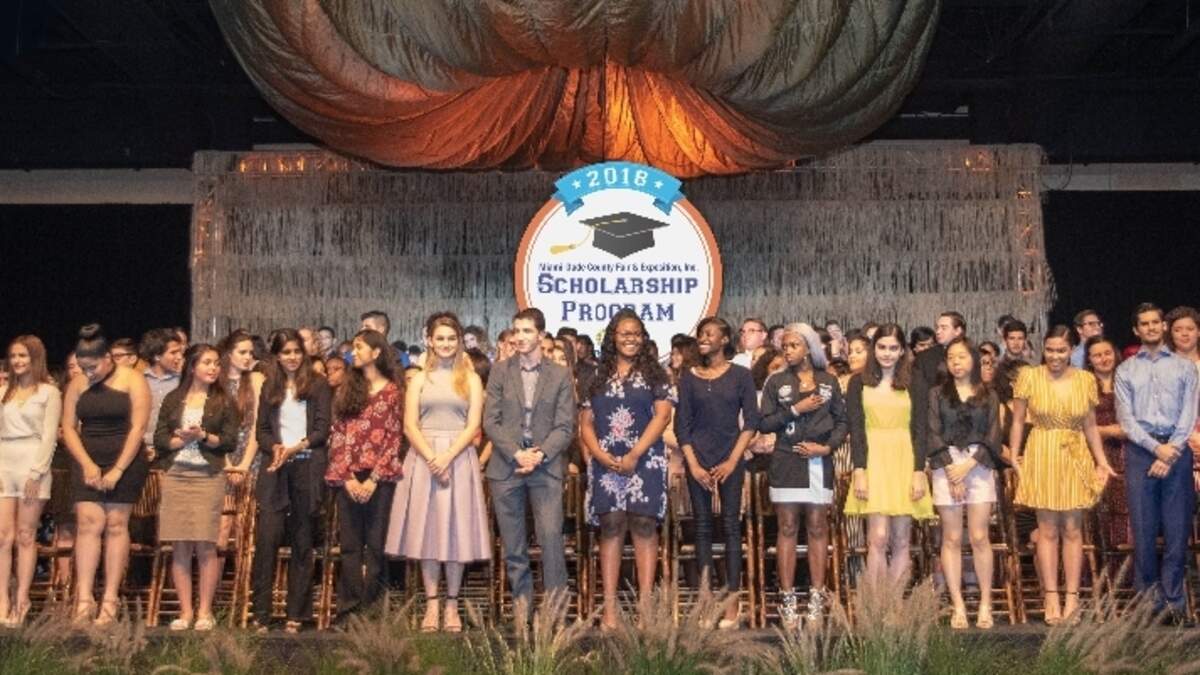 The Miami-Dade County Youth Fair and Exposition Scholarship Fund in May held a scholarship dinner and ceremony to recognize 182 high school students who were each awarded $1,000 scholarships this year.
