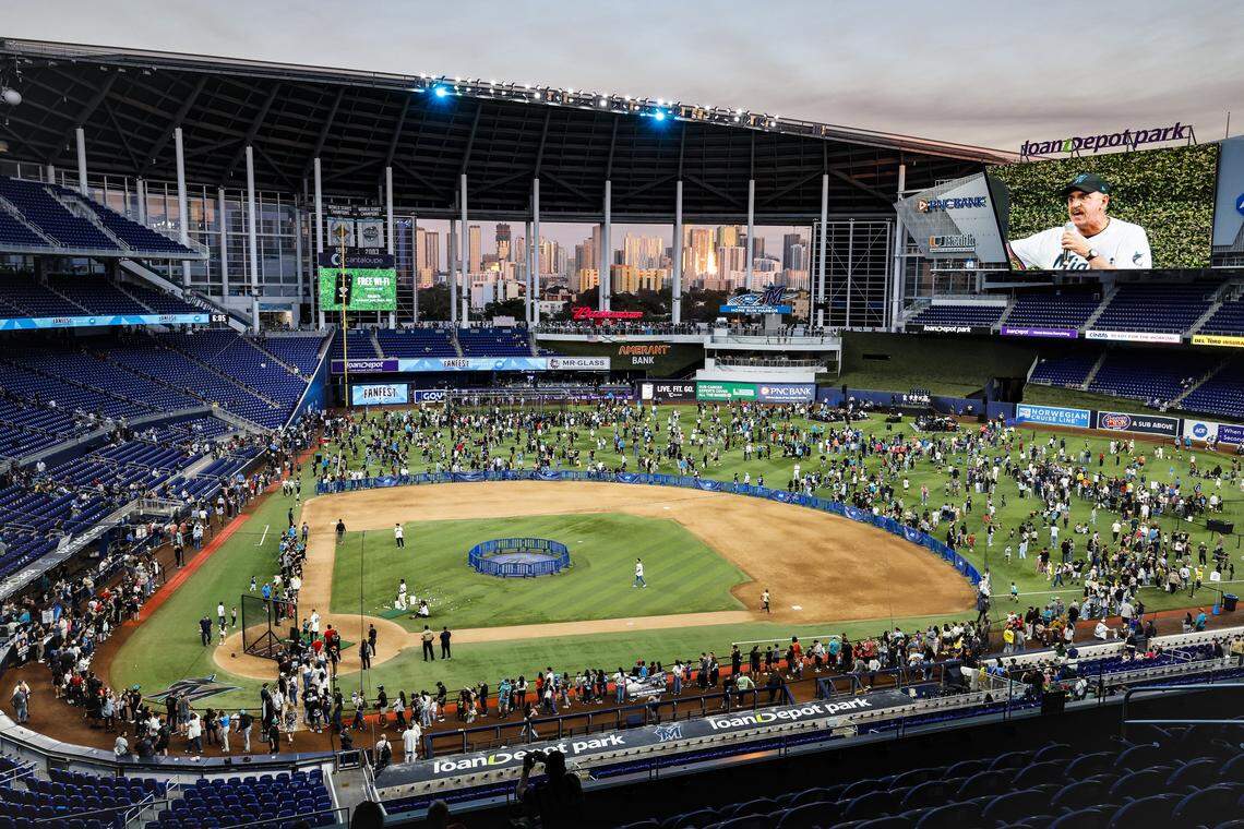 Marlins Fan Fest at loanDepot park in Miami on Saturday, February 7, 2026. 