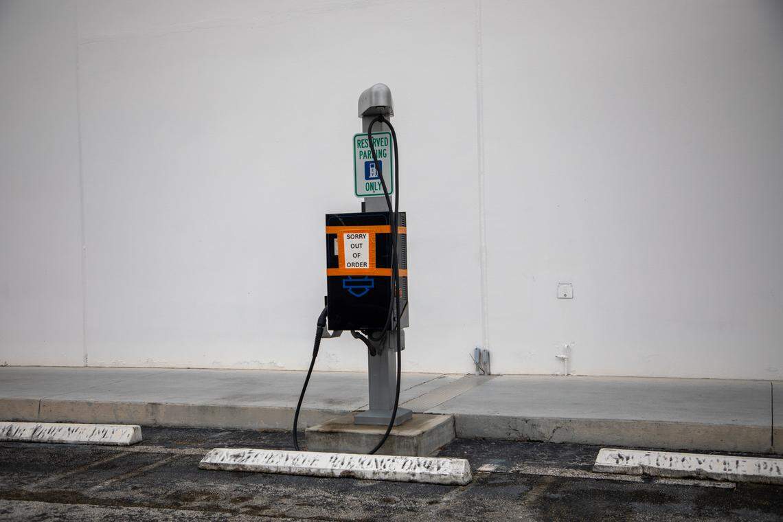 Not all fast chargers on the apps are available. For example, this fast charger in South Dade was out of service.