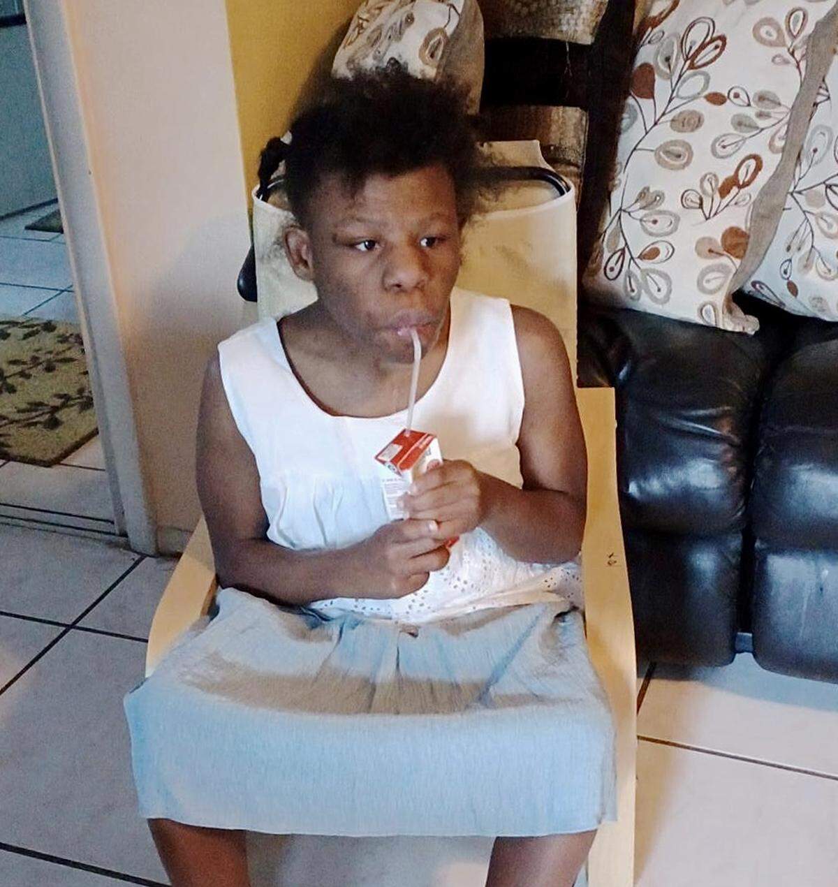 As an infant, Destiny was diagnosed with Jacobsen syndrome, a genetic disease that often causes delayed development of motor skills.