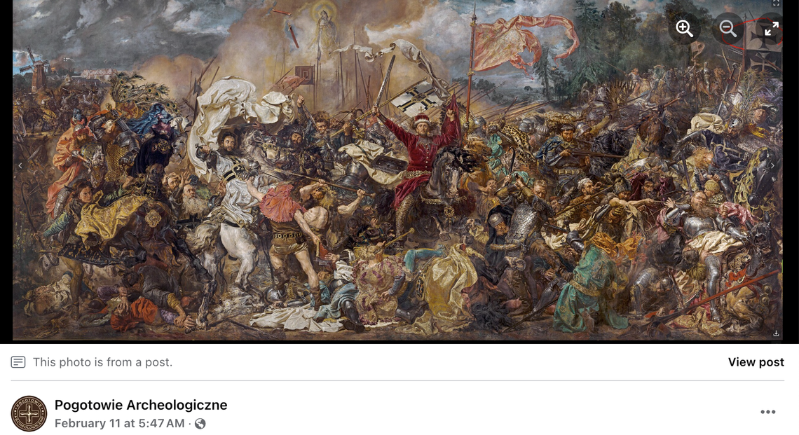 The image was also put on a banner used in a major battle in 1410.