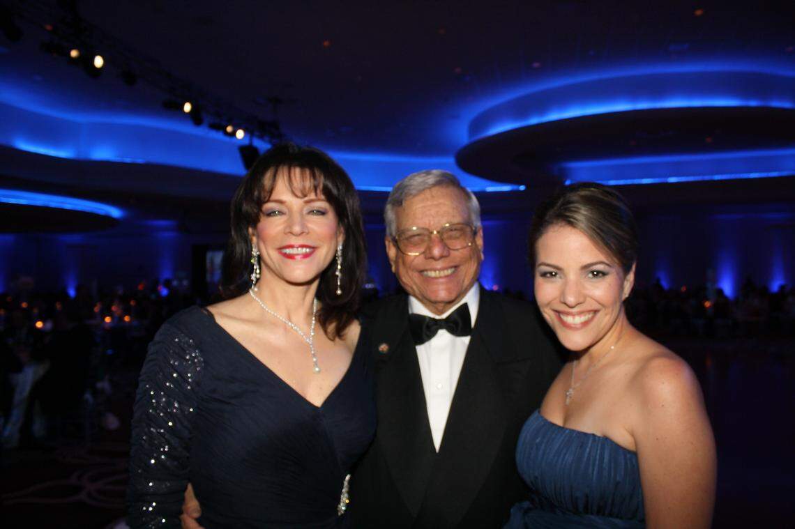 In an undated file photo, Judge Mario P. Goderich poses with Miami-Dade State Attorney Katherine Fernandez Rundle, left, and Sandra Ferrara, former president of the Cuban American Bar Association.