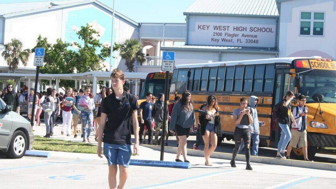 Students at Key West High School.