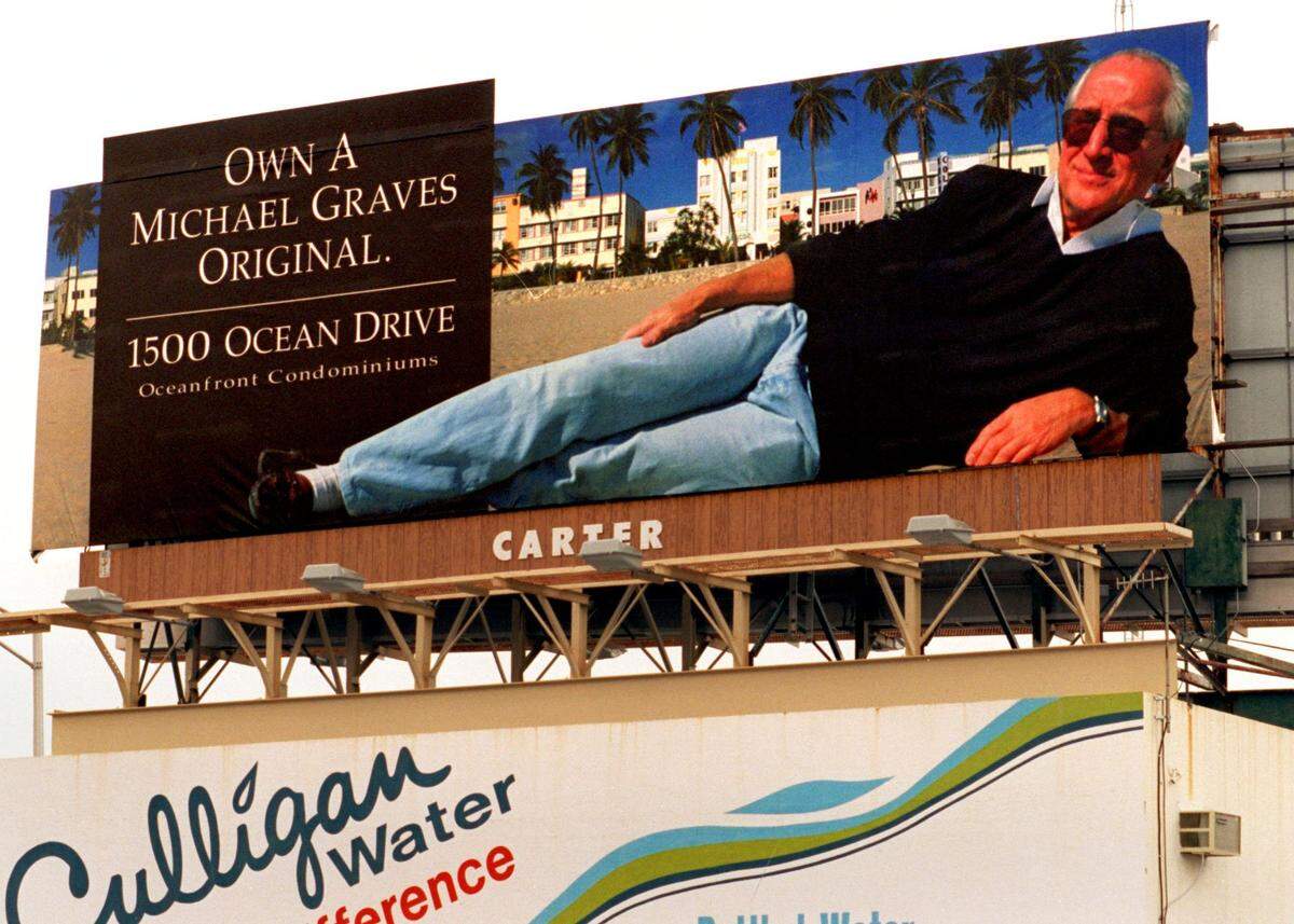 In 1995, a billboard on South Dixie Highway near Bird Road.