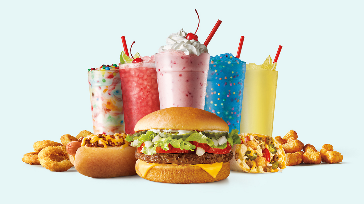 You can get all the above at a Sonic Restaurant. The filth and rodent droppings found at the Miami Gardens location are not on the menu.