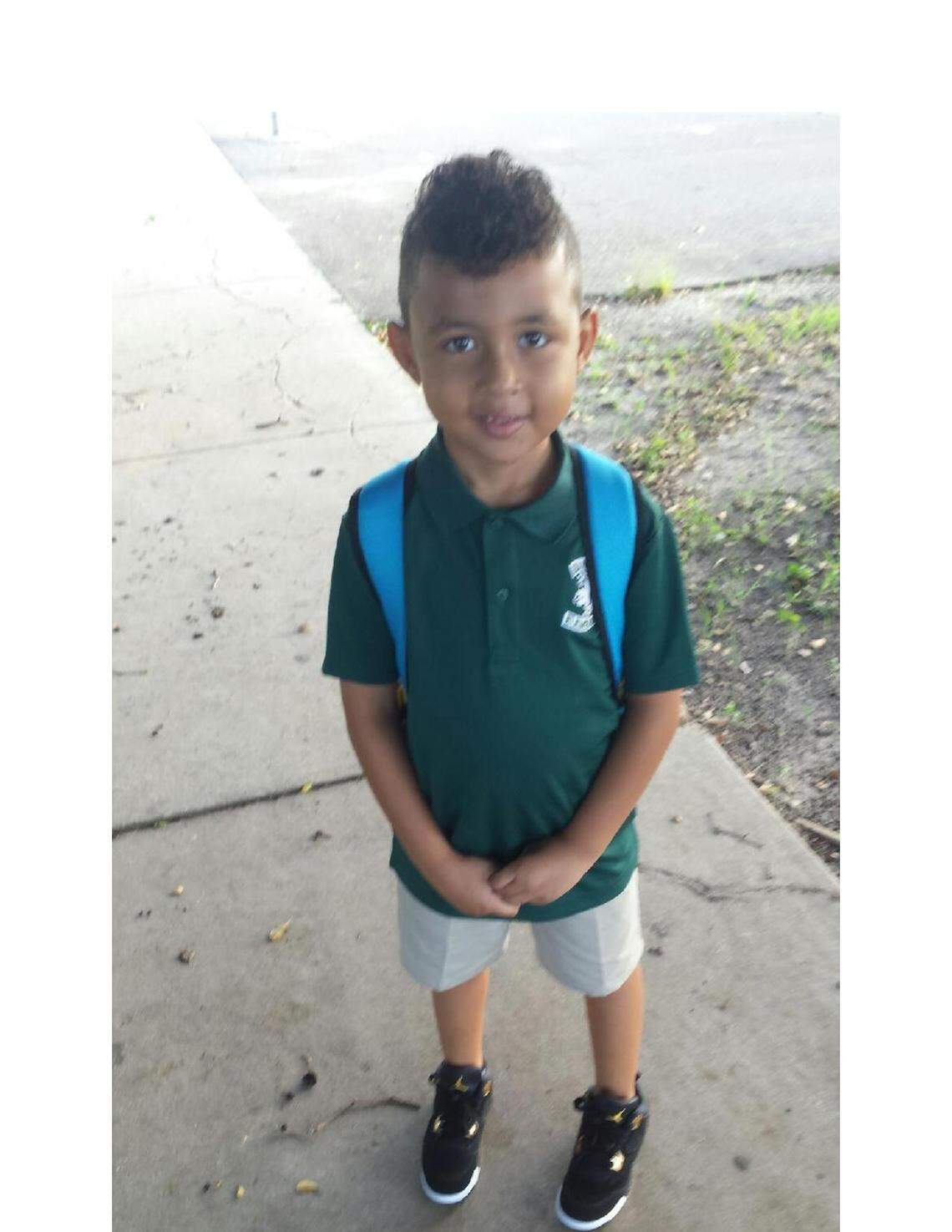 Parent Kandy Escotto says her 5-year-old son, Aaron, pictured here, was bullied by Rosalba Suarez, his Kindergarten teacher at Banyan Elementary. Escotto planted a recording device in her son's backpack for four days to hear how Suarez interacted with her son.