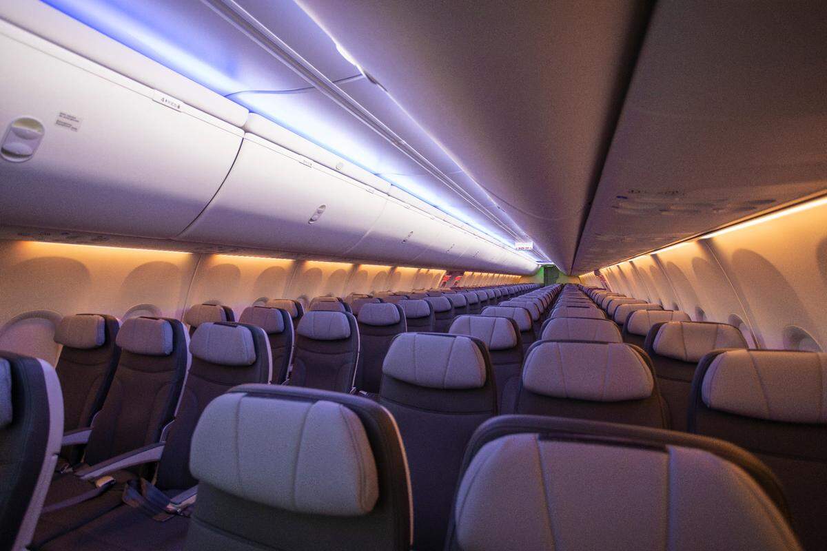 Interior of low-cost carrier Arajet