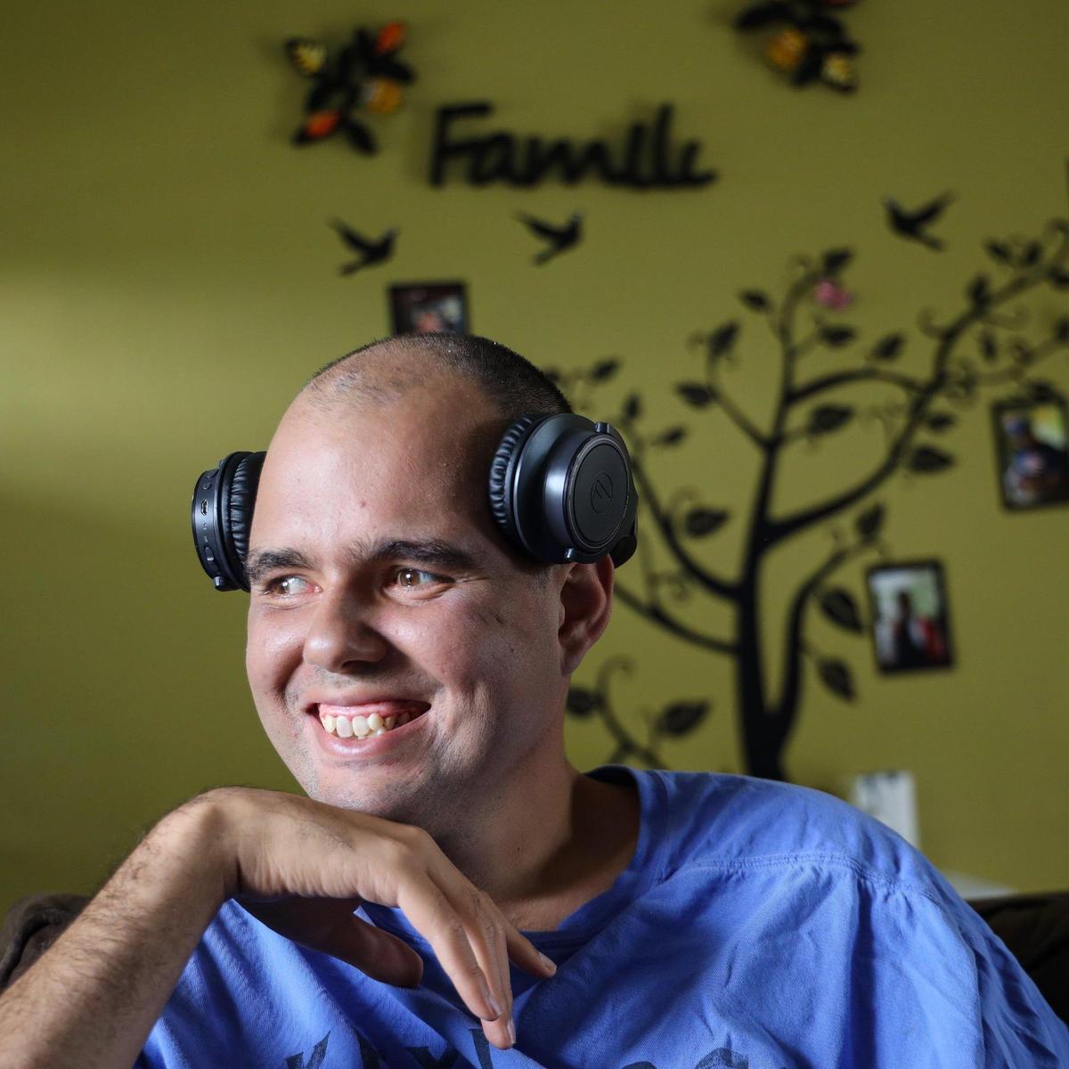 Christian Castello was learning computer and independent living skills through the Miami Lighthouse for the Blind and Visually Impaired. The pandemic interrupted the classes.