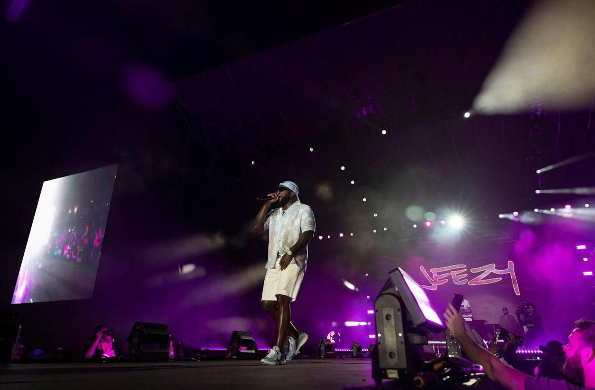 Jeezy performs during Jazz in the Gardens on Sunday, March 10, 2024 at Hard Rock Stadium in Miami Gardens.
