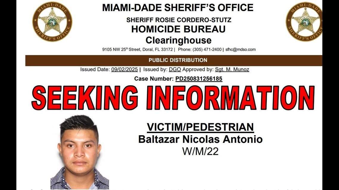 Miami-Dade deputies are searching for suspect after fatal hit-and-run in Redland