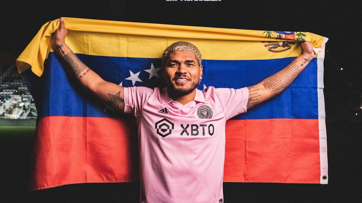 Former Inter Miami forward Josef Martinez may get another chance to play at DRV PNK Stadium when the Venezuelan national team plays Colombia in a friendly Dec. 10, 2023.