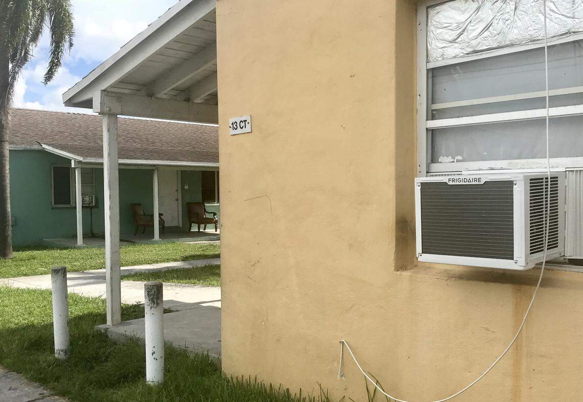 The city of Miami donated $15,000 to Miami-Dade County’s public housing department for the purchase and installation of 51 new air-conditioning units in Liberty Square, the county’s oldest public housing project. The county installed the Frigidaire units, such as this one, in units with elderly and special needs residents.