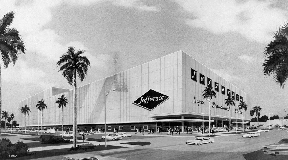 In 1966, the three-story Jefferson in downtown Miami.