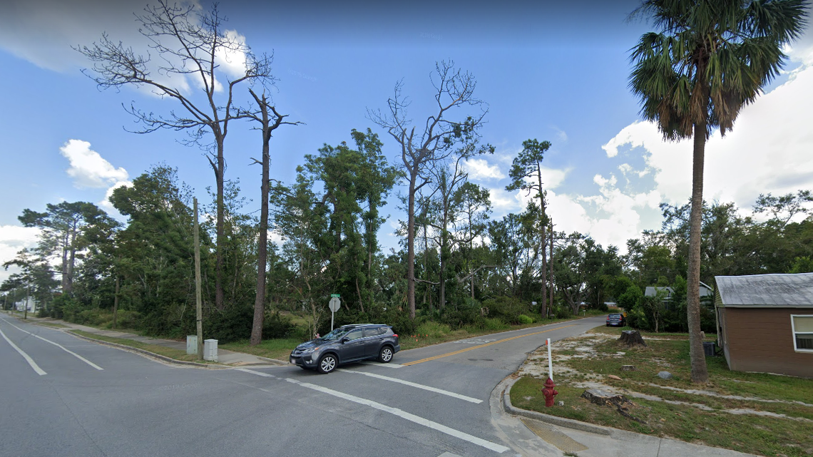 The Gulf County Sheriff’s Office says “possible human remains” were found at a construction site near this intersection on May 31 in Wewahitchka, Florida.