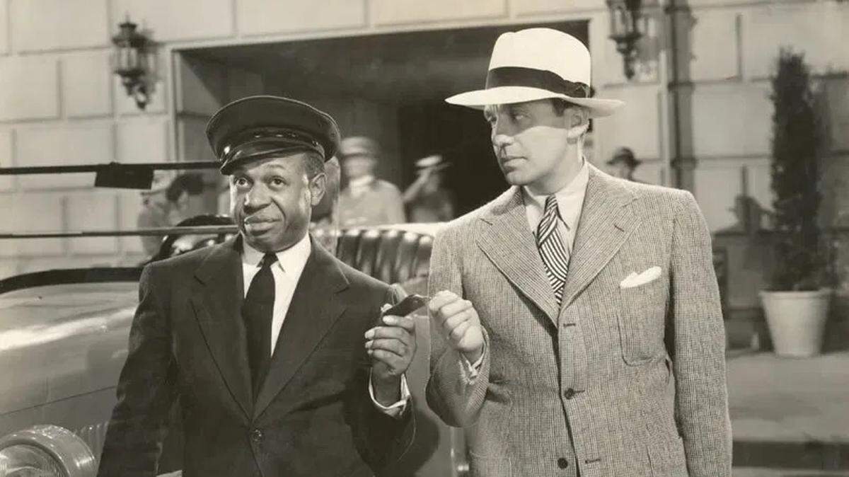 In the 1940s, Eddie “Rochester” Anderson, left, played astute, but buffoonish, characters in film and on radio.