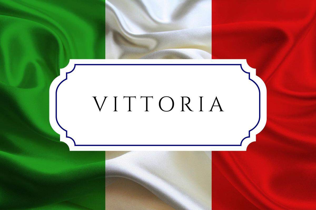 italian baby name vittoria