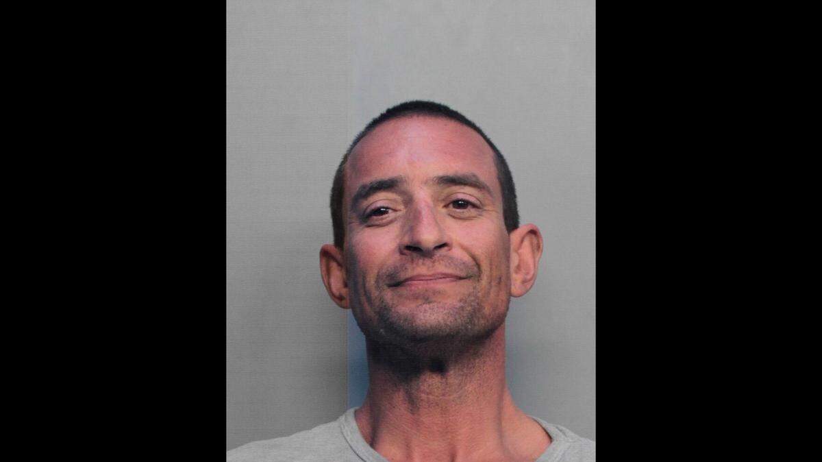 Garrett Thomas Flores’ booking photo on March 23, 2019.