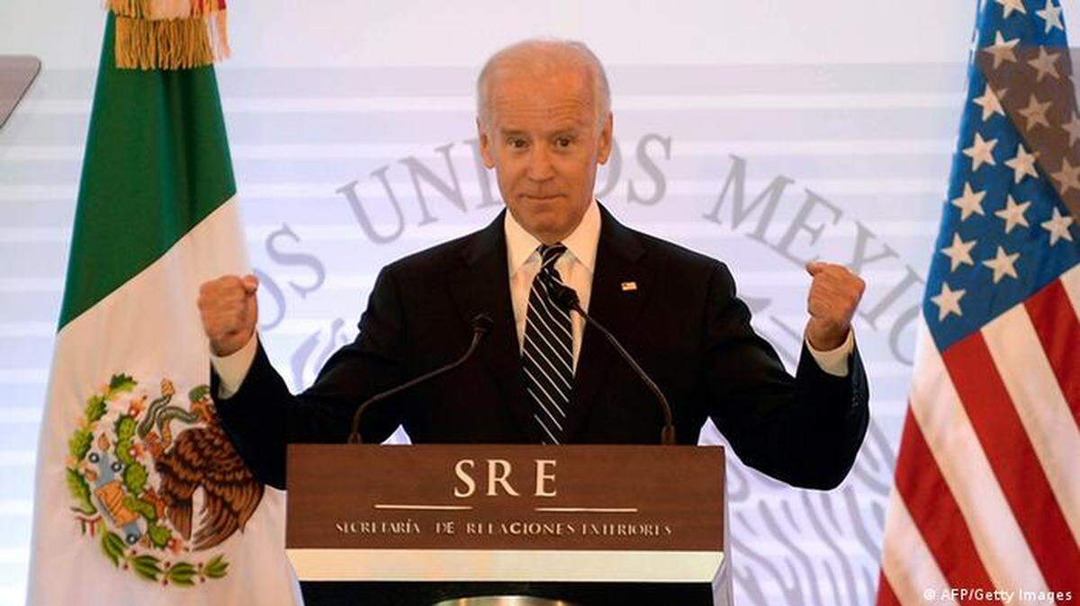 As vice president, Joe Biden visited Latin American nations several times. Here, he is speaking in Mexico in 2013.