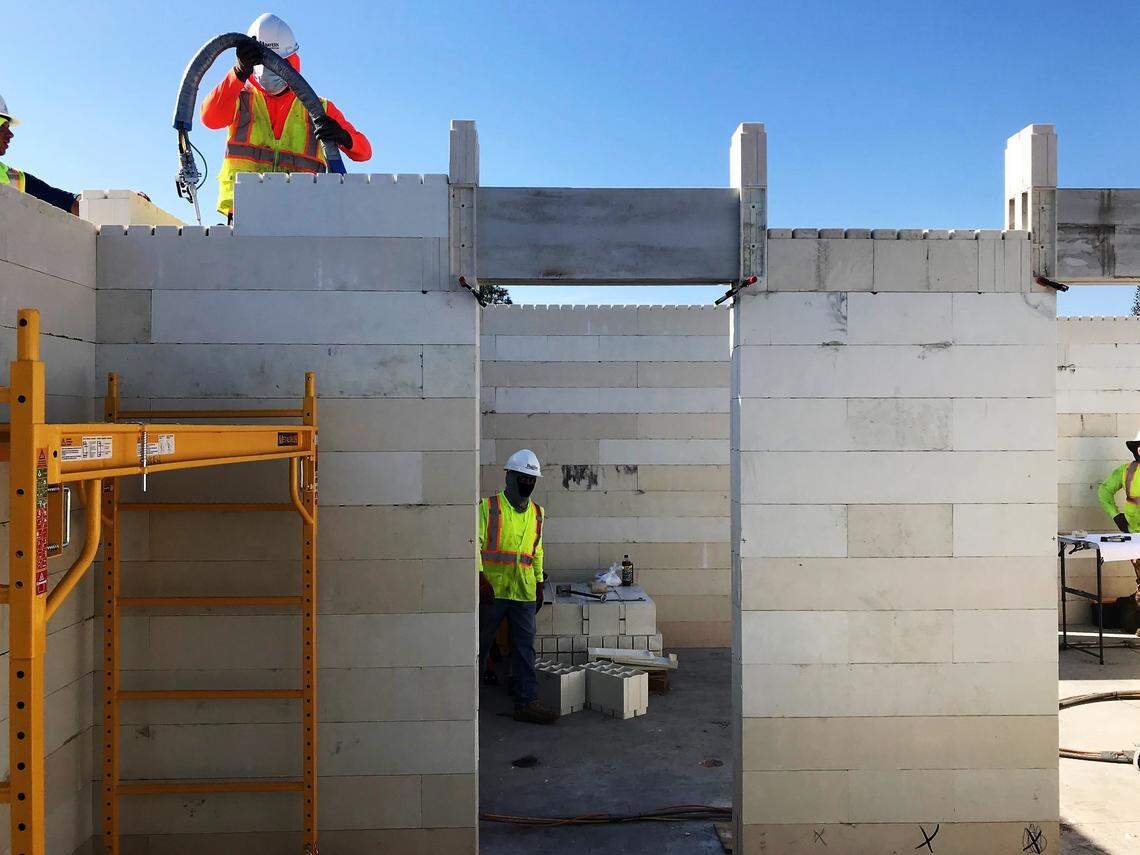RENCO built their first apartment complex in Palm Beach with a new material they say is stronger, greener and cheaper than conventional building methods like concrete.