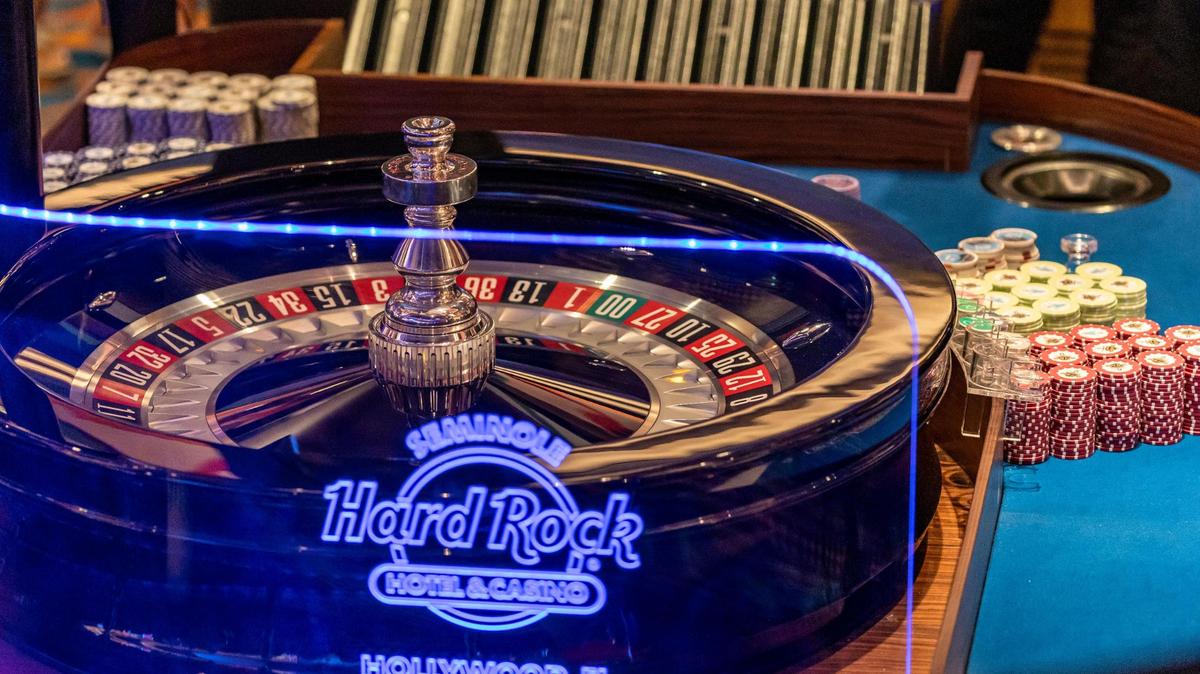 La ruleta es ahora una de las opciones de juego en el Seminole Hard Rock Hotel and Casino Hollywood, en una imagen del 7 de diciembre de 2023.