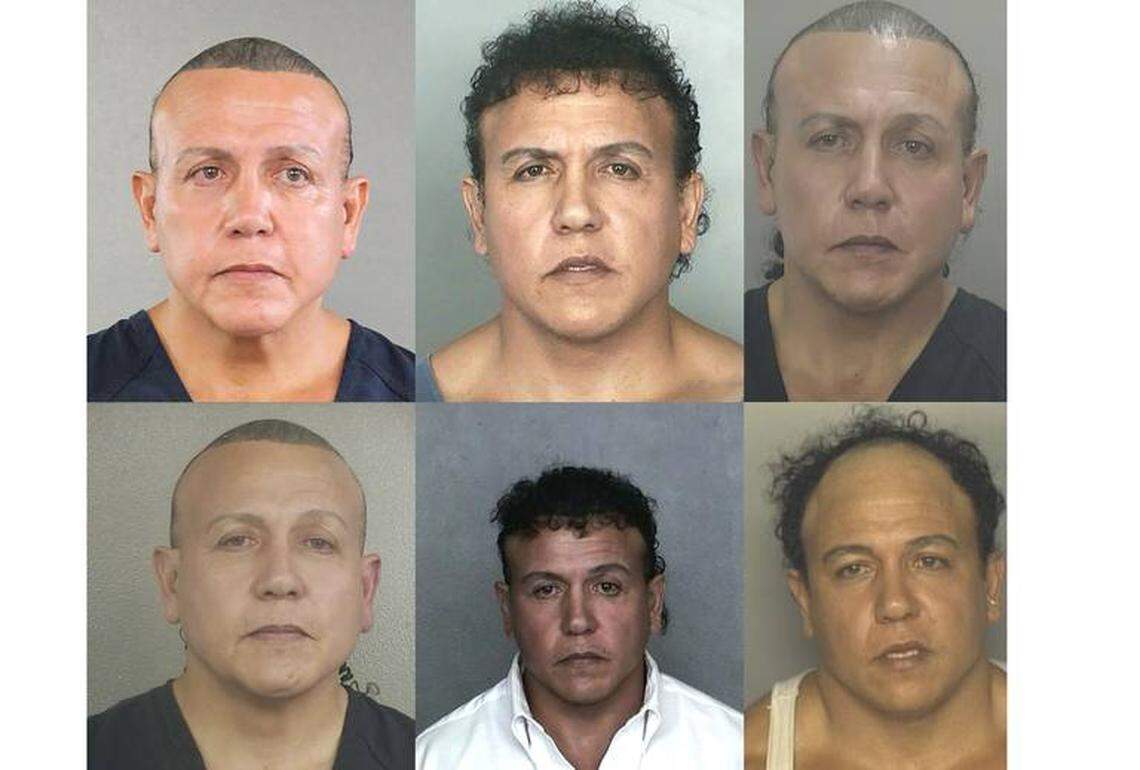 Cesar Sayoc, who made his first federal court appearance on Monday in Miami to face charges of directing a mail-bomb campaign against critics of President Donald Trump, had been arrested several times over the years, generating a gallery of mugshots in the process.