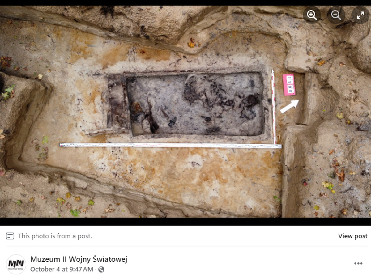 A pencil was found in the man’s suit pocket, helping to contextualize the bodies found at the site, officials said.