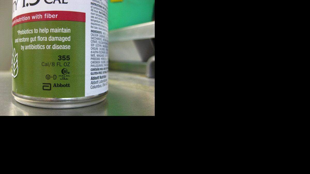 One of nutritional supplements used in forced-feedings of detainees at the U.S. prison camps at Guantanamo Bay, Cuba, shown here, is marked both kosher and halal.