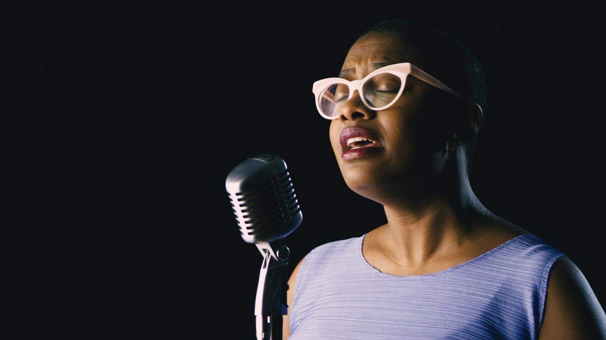 Haitian-American jazz singer Cécile McLorin Salvant in a scene from the documentary “Singular,” which will screen at the 2019 Miami Film Festival.