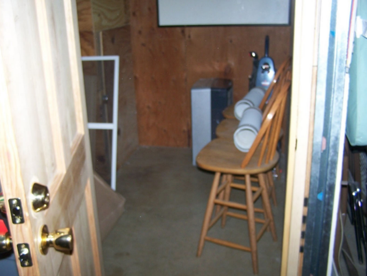 The basement “dungeon.”