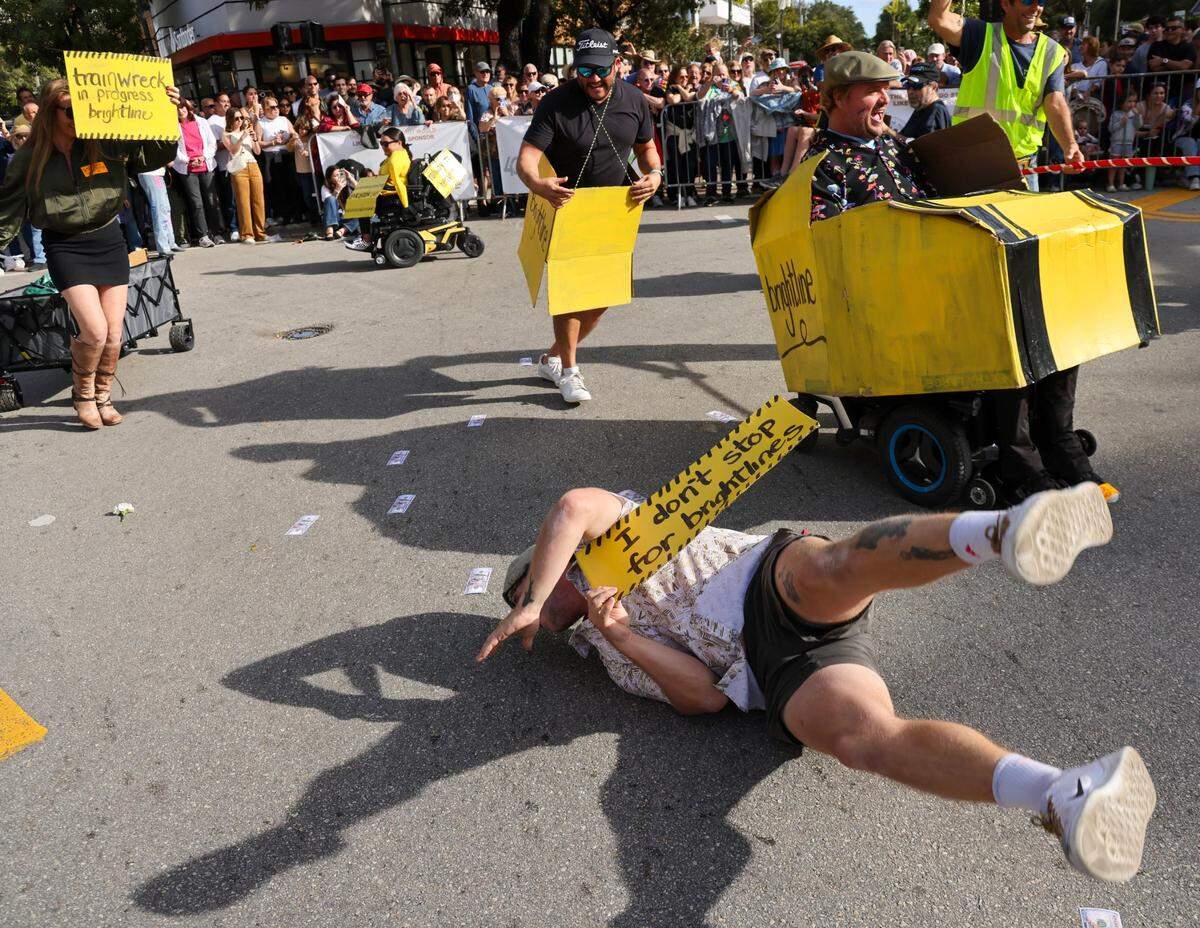 The Brightline railroad crossing accidents are the target of one group.