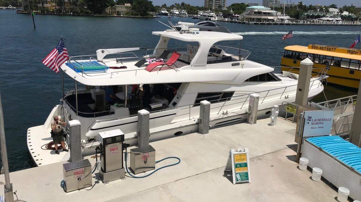 The Isabella after being ordered off the waters by the Coast Guard Wednesday