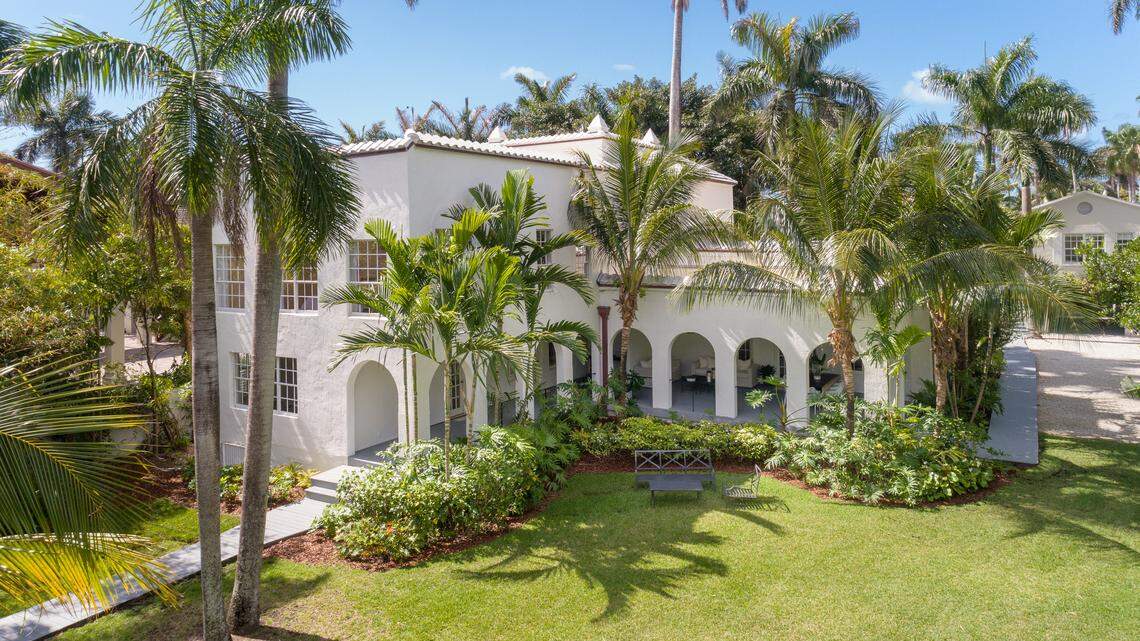 Al Capone’s former Miami Beach mansion at 93 Palm Ave. on Palm Island.