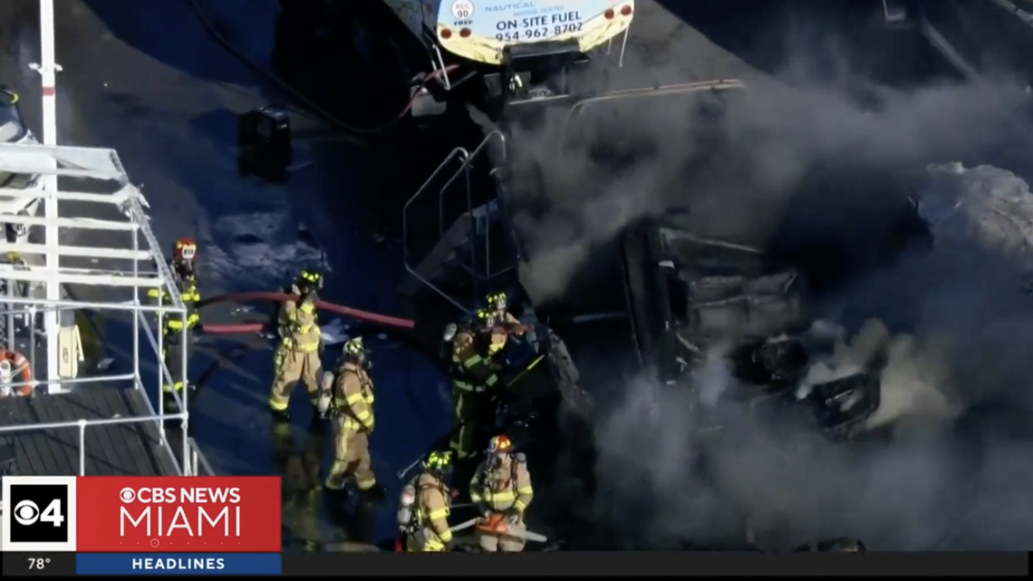 One man died and four others were severely injured after a boat exploded at Nautical Ventures Marina in Dania Beach on Friday.