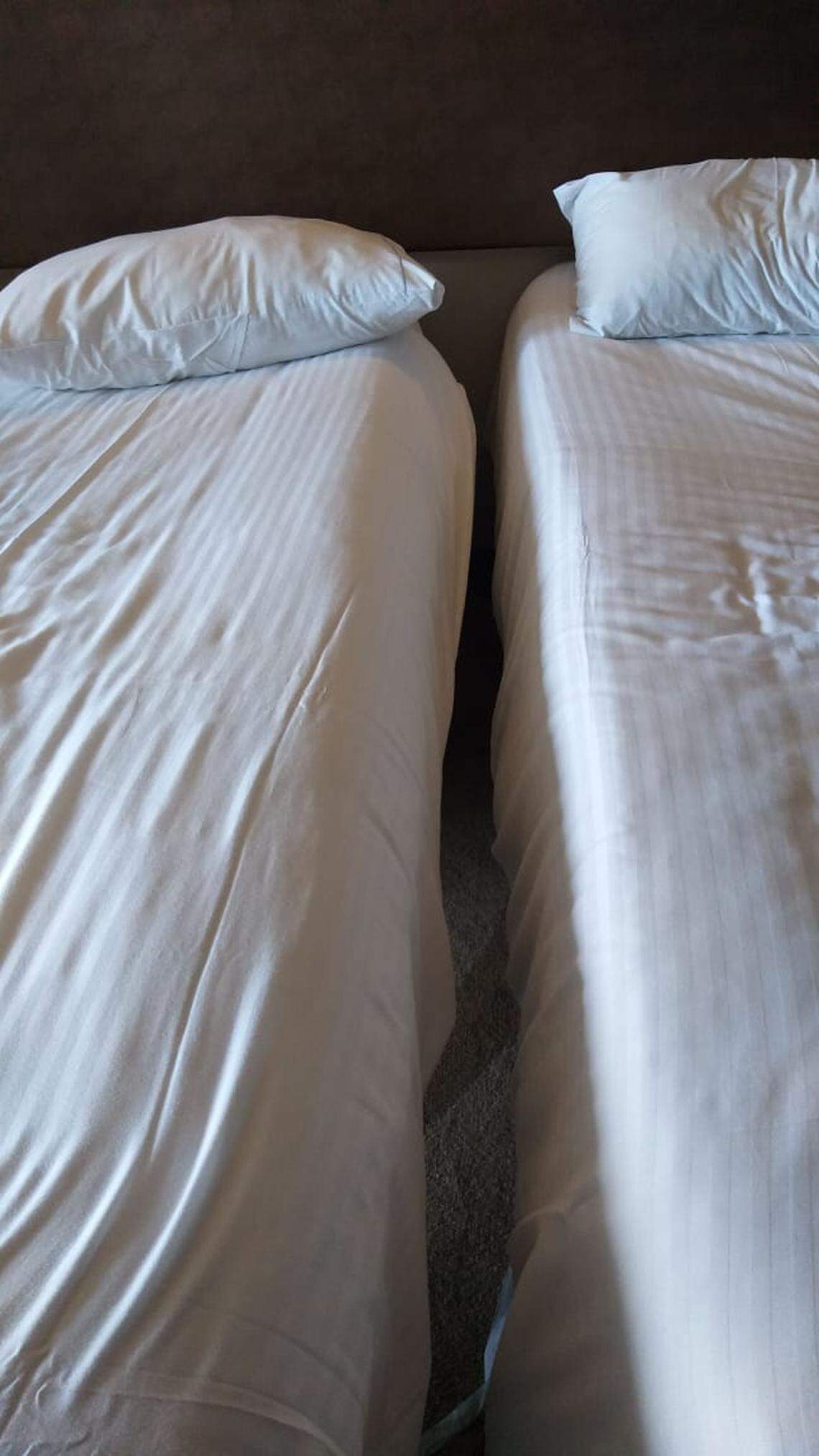 A crew member who transferred from the Norwegian Getaway to the Norwegian Escape this week has to share an inside cabin with a stranger. “I missed being on the Getaway because we were all moved to single cabins and social distancing was being maintained there,” he said.