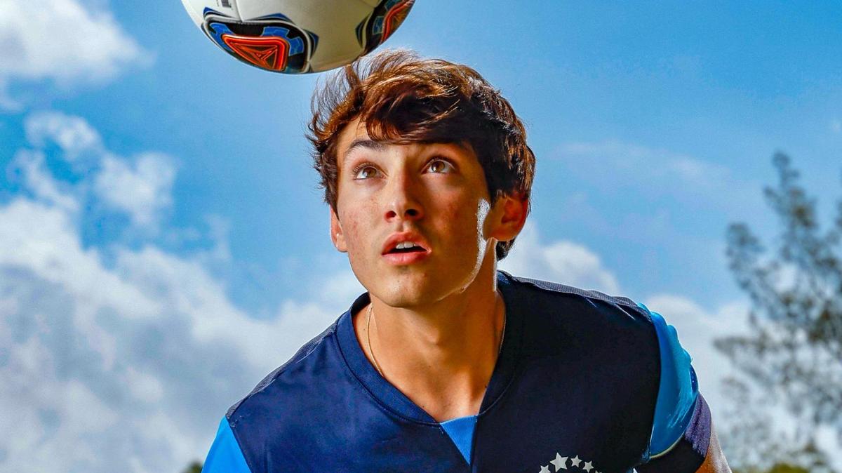 Gulliver Prep’s Nicolas Piñeros is the Miami Herald’s Boy’s Soccer Class All-Dade Player of the Year on Thursday, March 13, 2025.