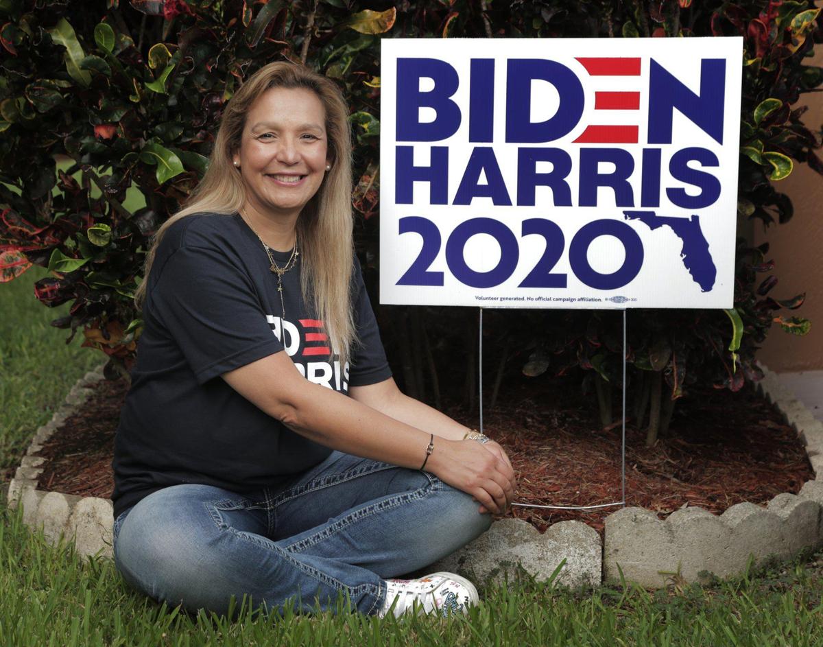 Adelys Ferro is a Venezuelan stay-at-home mom in Weston who supports the Democratic ticket.