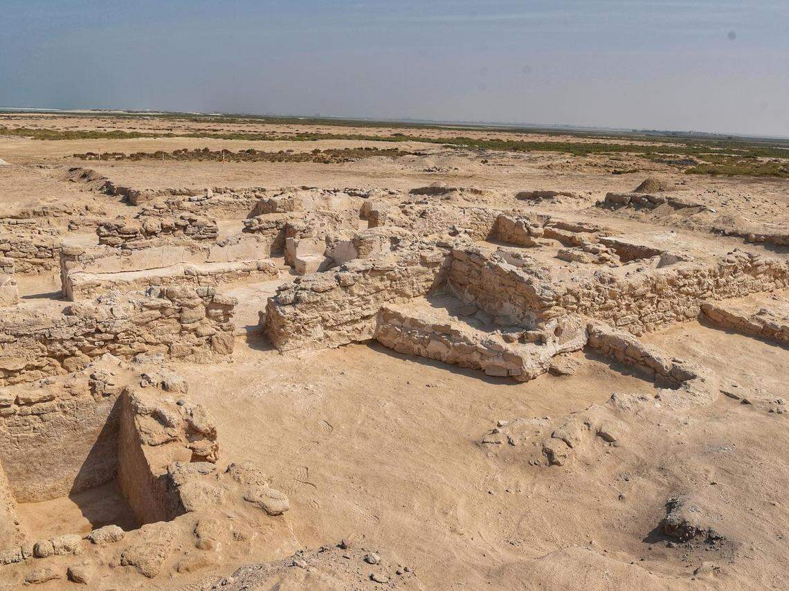 A view of the monastery’s ruins.