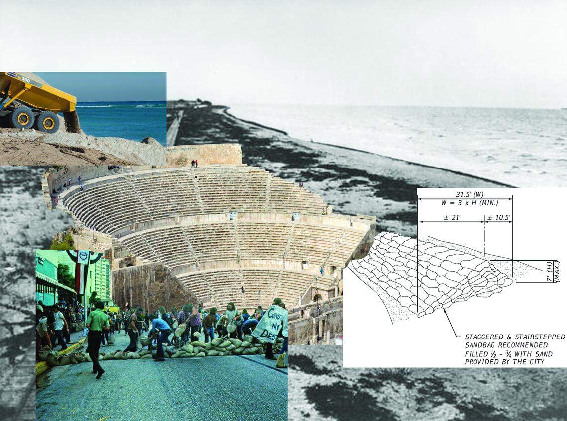 Rendering of “Sand: Amphitheater at Collins Park” by Miseal Soto, art in public life resident at ArtCenter/South Florida.  The exhibit will be open in Collins Park in Miami Beach from Oct. 28 to Nov. 17.