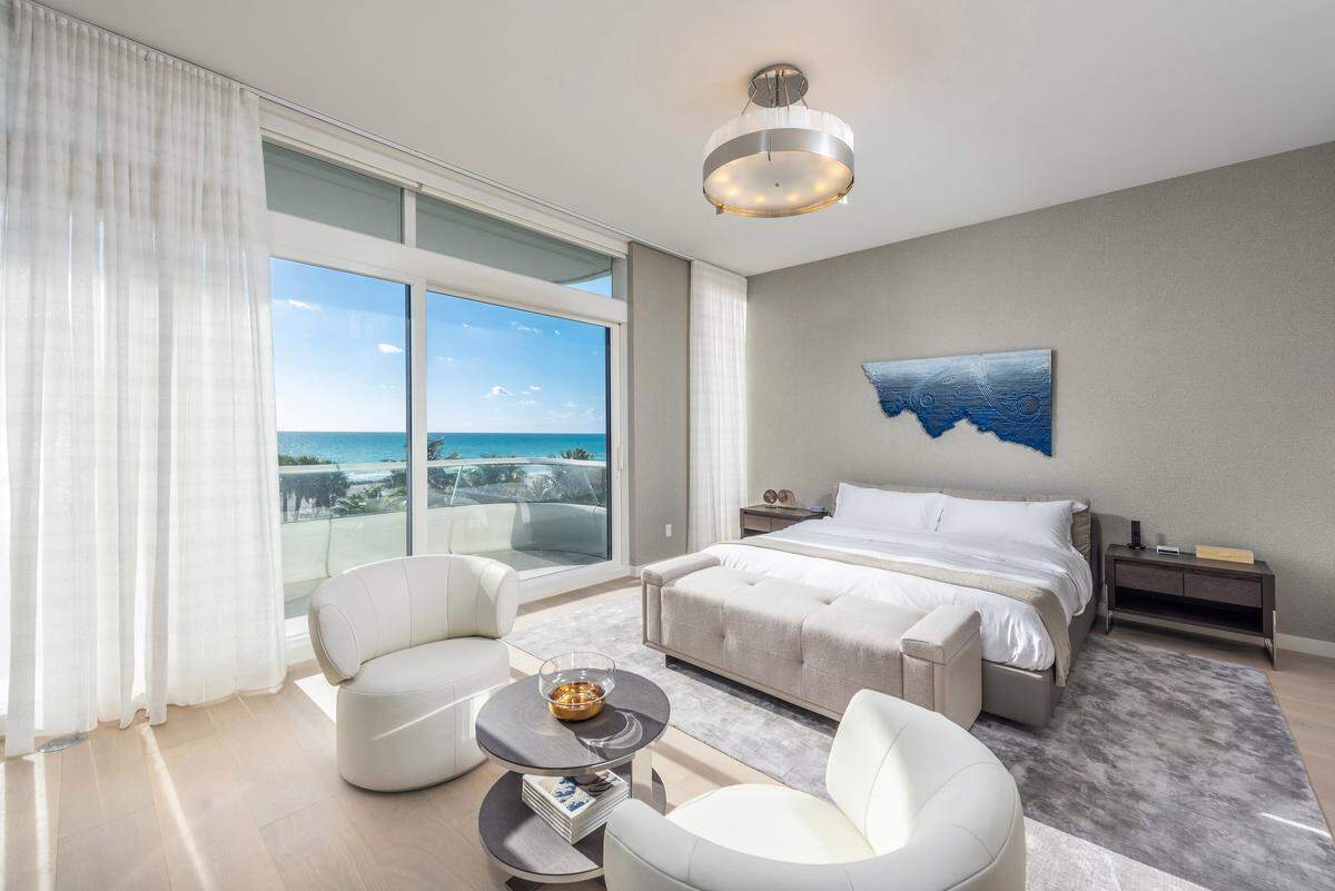 Kanye and Kim Kardashian are preparing to close on this condo, Unit 5A, in The Faena House at 3315 Collins Avenue.