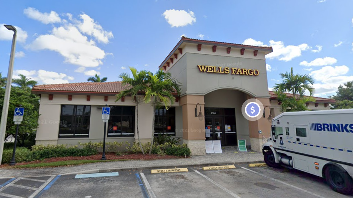 FBI agents say Ariel Valero, 45, stole over $30,000 from a Wells Fargo Bank in Miramar before fleeing on a bicycle on December 26, 2019.