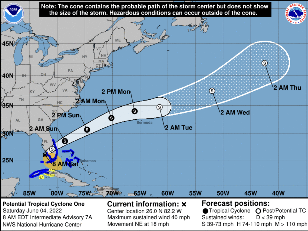 South Florida is forecast to see more rain Saturday as the disturbance crosses the state.