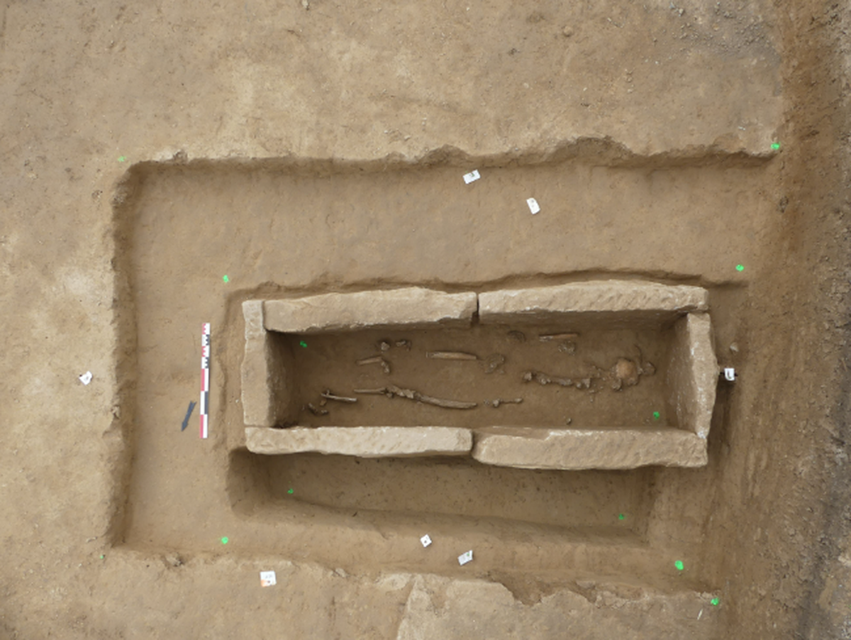 Graves from the Middle Ages were also found at the site, researchers said.