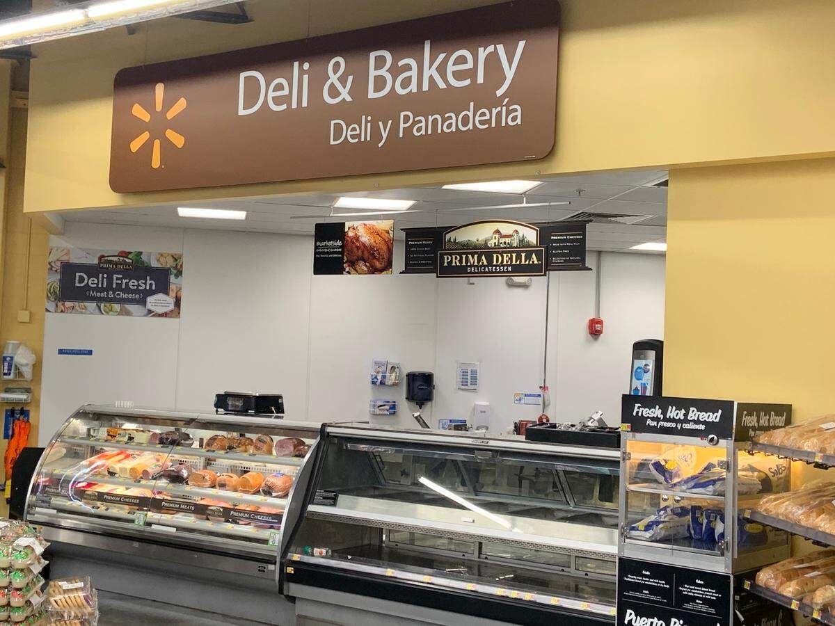 The hot holding case in the deli at this Walmart also got hit with a Stop Use Order