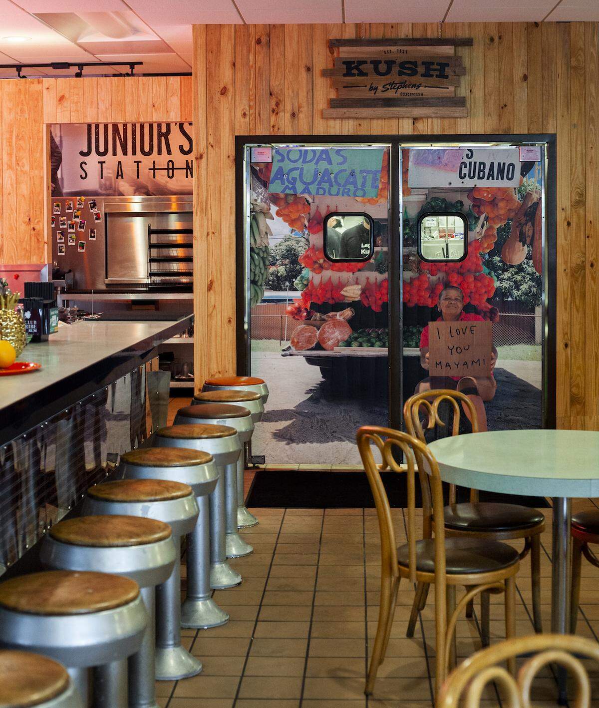 Stephen’s Deli in Hialeah got a makeover, with a new look and new hours. It is now Kush by Stephen’s.