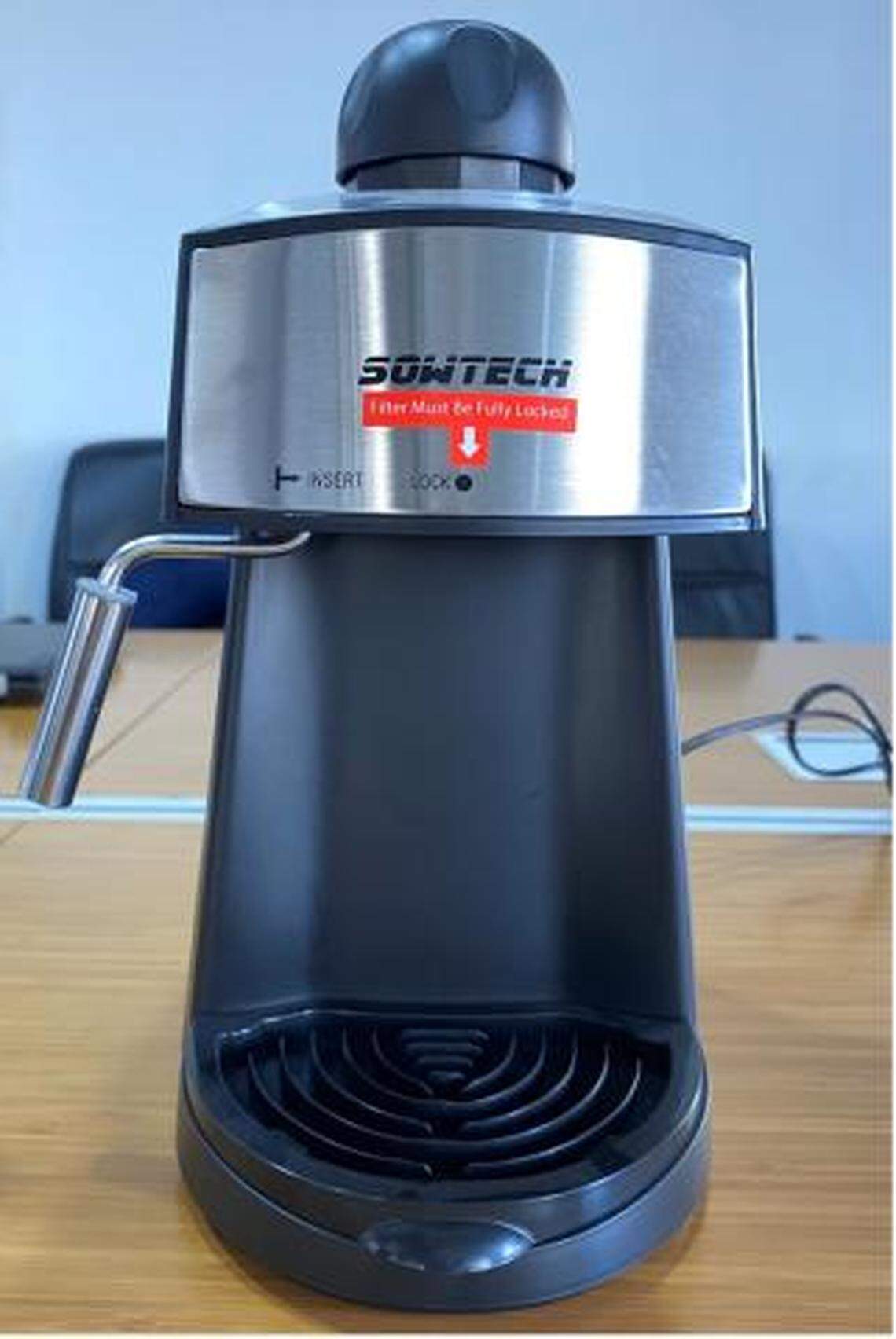 The recalled Sowtech espresso machine