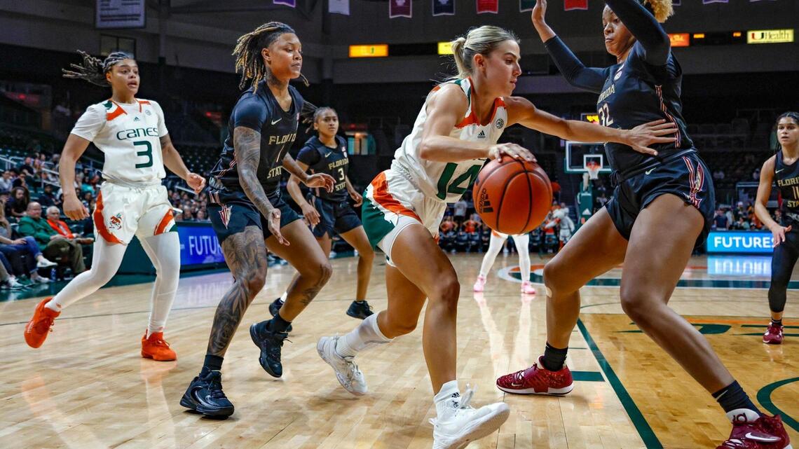 Miami Hurricanes women’s basketball rallies in second half to upset No. 19 FSU