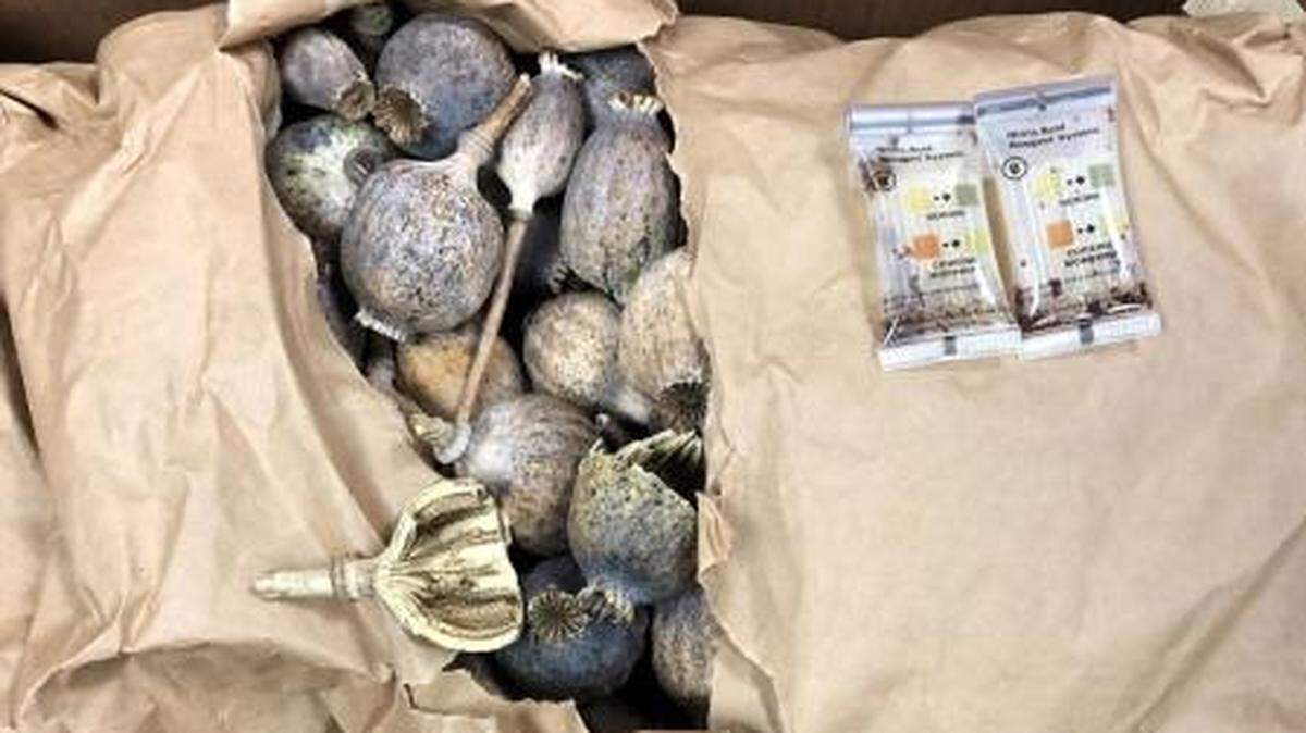 The shipment was discovered in Maryland.