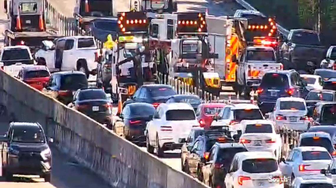 Traffic alert: Crash shuts down part of I-95 on a busy Ultra weekend